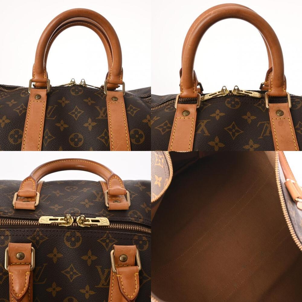 Louis Vuitton Monogram Keepall Brown Canvas Boston Bag - Picture 10 of 11